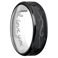 Zirconium + Polish , Polish Finish + Platinum