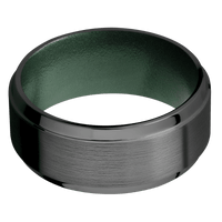 Zirconium + Satin , Polish Finish + Eastern Green