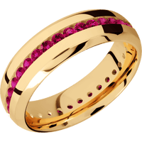 14K Yellow Gold + Polish , Polish Finish