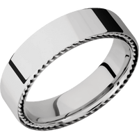14K White Gold + Polish Finish