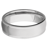 Palladium Silver + Bead Finish