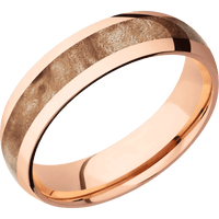 14K Rose Gold + Polish Finish