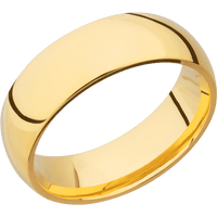 14K Yellow Gold + Polish Finish