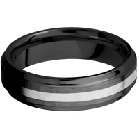 Zirconium + Hammer , Polish Finish