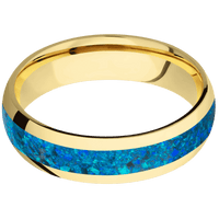 10K Yellow Gold + Polish Finish