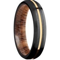Zirconium + Distressed , Satin Finish + Koa