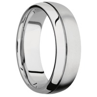 10K White Gold + Anglesatin , Polish Finish
