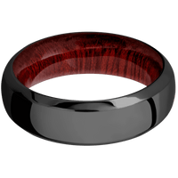 Zirconium + Polish , Polish Finish + Blood Wood