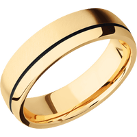 14K Yellow Gold + Anglesatin , Polish Finish
