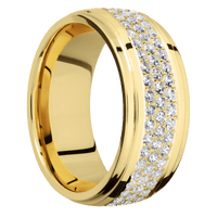 14K Yellow Gold + Polish , Polish Finish