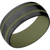 Zirconium + Satin Finish + Vintage Green