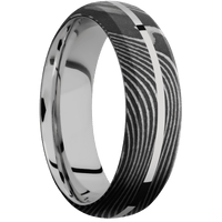 Flattwist + Acid Finish + 14K White Gold