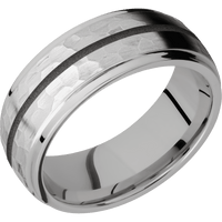 Titanium + Hammer , Polish Finish
