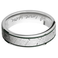 14K White Gold + Polish Finish