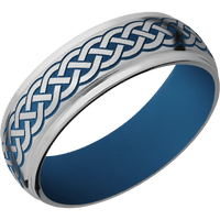 Cobalt Chrome + Satin , Polish Finish + Ridgeway Blue