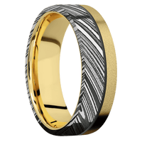 10K Yellow Gold + Sand Finish