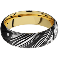 Woodgrain + Acid Finish + 14K Yellow Gold