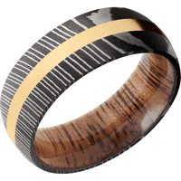 Damascus + Acid Finish + Koa