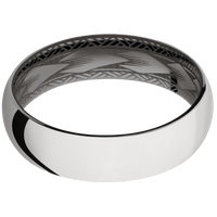 18K White Gold + Polish Finish + Tantalum Noir