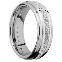10K White Gold + Polish , Polish Finish