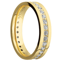 14K Yellow Gold + Polish Finish