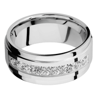 14K White Gold + Polish , Polish Finish