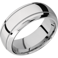 14K White Gold + Polish , Polish Finish