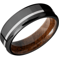 Zirconium + Polish , Polish Finish + Koa