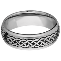 10K White Gold + Anglesatin , Polish Finish