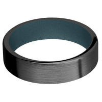 Zirconium + Satin Finish + Blue Titanium