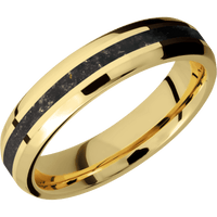 14K Yellow Gold + Polish , Polish Finish