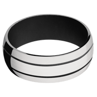 Titanium + Polish Finish + Black