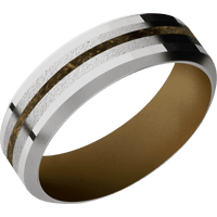 Titanium + Anglestone , Bead Finish + Burnt Bronze