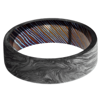 Forged Carbon Fiber + None Finish + Titanium Damascus