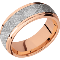 14K Rose Gold + Polish , Polish Finish