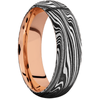Marble + Acid Finish + 10K Rose Gold