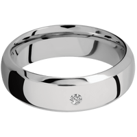 14K White Gold + Polish , Polish Finish