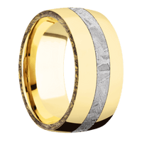 14K Yellow Gold + Polish Finish
