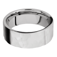 14K White Gold + Rockpolish Finish