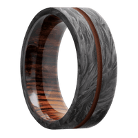 Forged Carbon Fiber + None Finish + Cocobolo