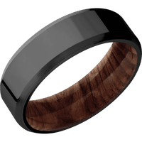 Zirconium + Polish , Satin Finish + Sequoia