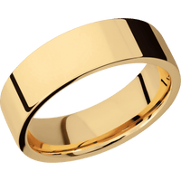 14K Yellow Gold + Polish Finish