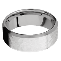 Palladium Silver + Hammer , Satin Finish