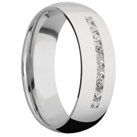 14K White Gold + Polish Finish
