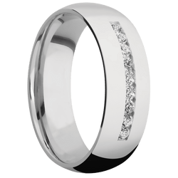 14K White Gold + Polish Finish