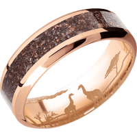 14K Rose Gold + Polish , Polish Finish