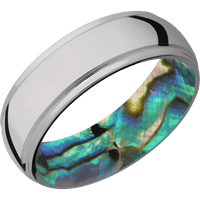 Titanium + Polish , Polish Finish + Abalone