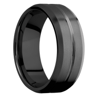 Zirconium + Polish , Bead Finish