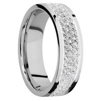 10K White Gold + Polish Finish