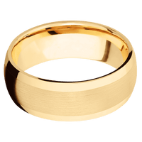 14K Yellow Gold + Polish Finish